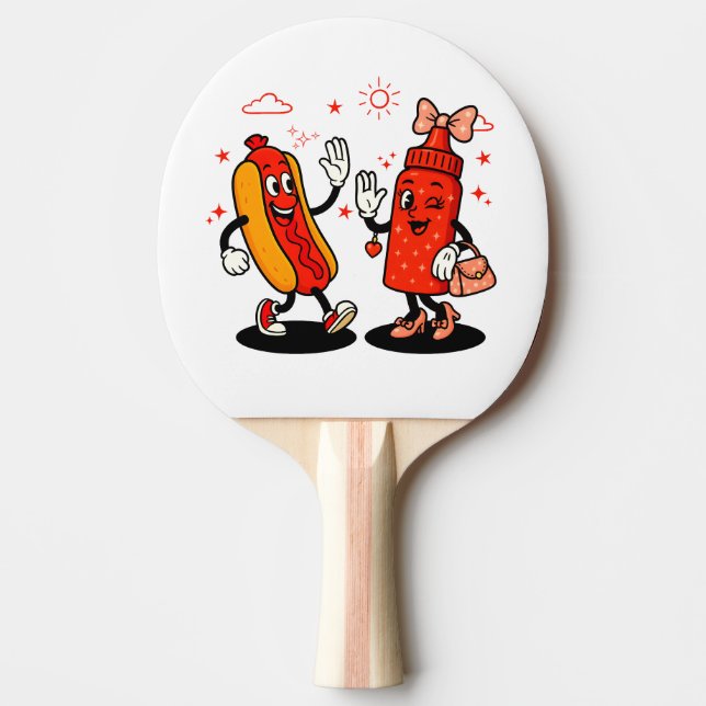 Pala De Ping Pong Me Arrepito Con Jugosos Wieners Humor Adulto Graci (Anverso)