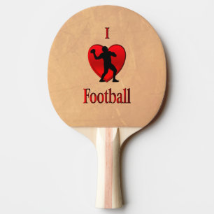 Pala De Ping Pong Me encanta el fútbol americano
