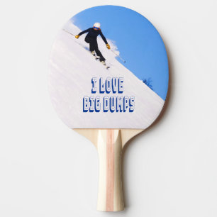 Pala De Ping Pong Me Encanta La Nieve De Los Grandes Dump