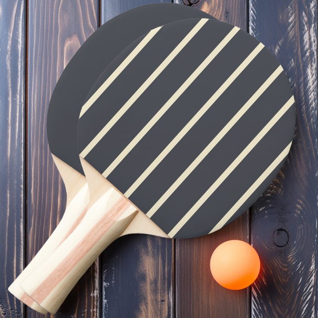 Pala De Ping Pong Mediterráneo Gris a Rayas y Sólido (Subido por el creador)