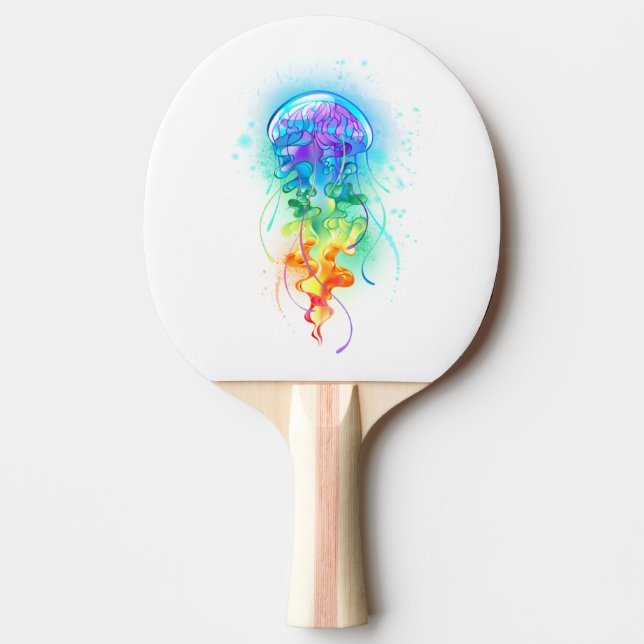 Pala De Ping Pong Medusa arcoíris (Anverso)