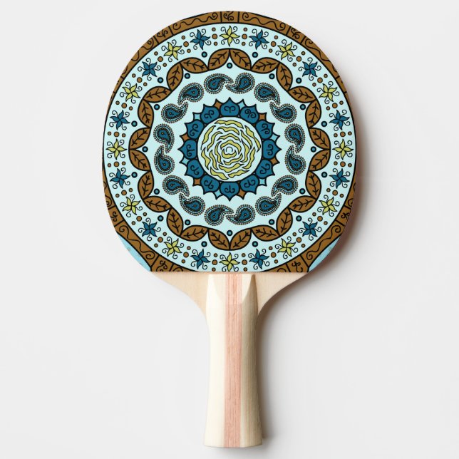 Pala De Ping Pong Mehndi Fantasy Copper Ping Pong Paddle (Anverso)