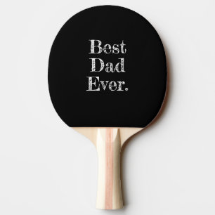 Pala De Ping Pong Mejor Papá del Mundo Tipografía Dibujada a Mano Ne