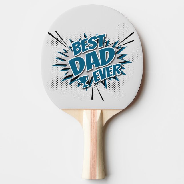 Pala De Ping Pong Mejor Papá Nunca (Anverso)