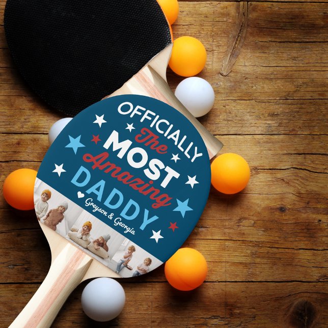 Pala De Ping Pong Mejor Papi | Collage de fotos a mano (Subido por el creador)