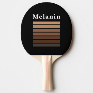 Pala De Ping Pong Melanin Africa American Black History Mono