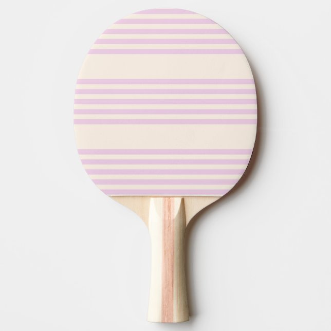 Pala De Ping Pong Melocotones y nata cinco rayas patrón (Anverso)