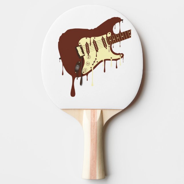 Pala De Ping Pong Melting Chocolate Guitar (Anverso)