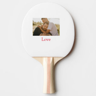 Pala De Ping Pong Mes del orgullo añade foto de pareja gay nombre am