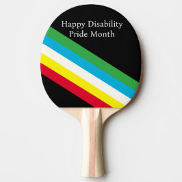 Pala De Ping Pong Mes Feliz del Orgullo de la Discapacidad