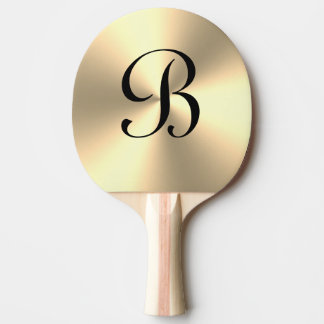 Pala De Ping Pong Mesa de ping pong de ping pong de oro monograma