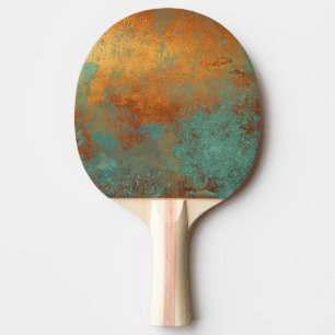 Pala De Ping Pong Metálico de cobre moderno Patina