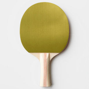 Pala De Ping Pong Metálico de oro