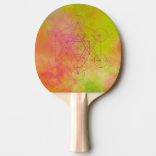 Pala De Ping Pong Metatrón, chakra, zen, geométrico sagrado, ángel,