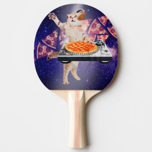 Pala De Ping Pong Mezclador conmutable de gato DJ