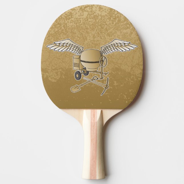 Pala De Ping Pong Mezclador de hormigón beige (Anverso)