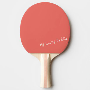 Pala De Ping Pong Mi melocotón afortunado/paleta coralina del