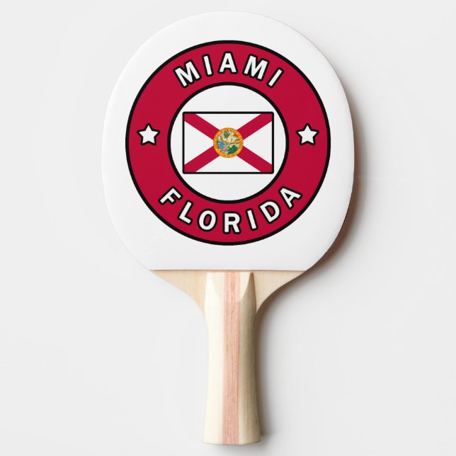 Pala De Ping Pong Miami Florida (Anverso)