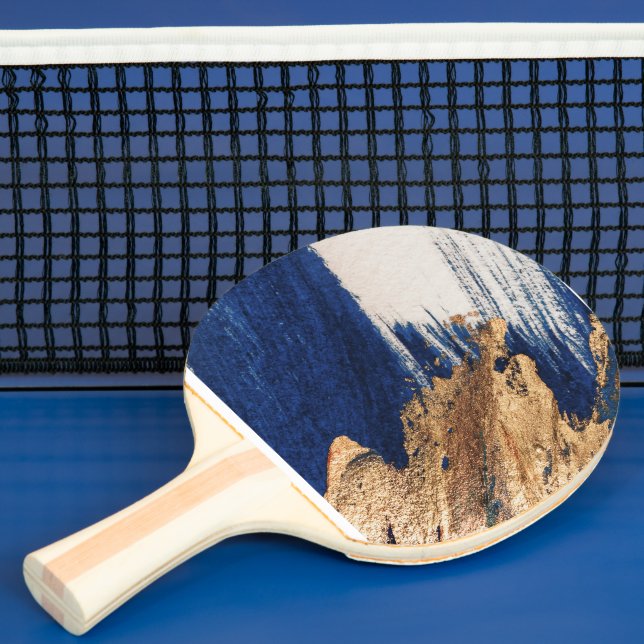 Pala De Ping Pong Midnight Gold: Abstract Elegance (in situ)