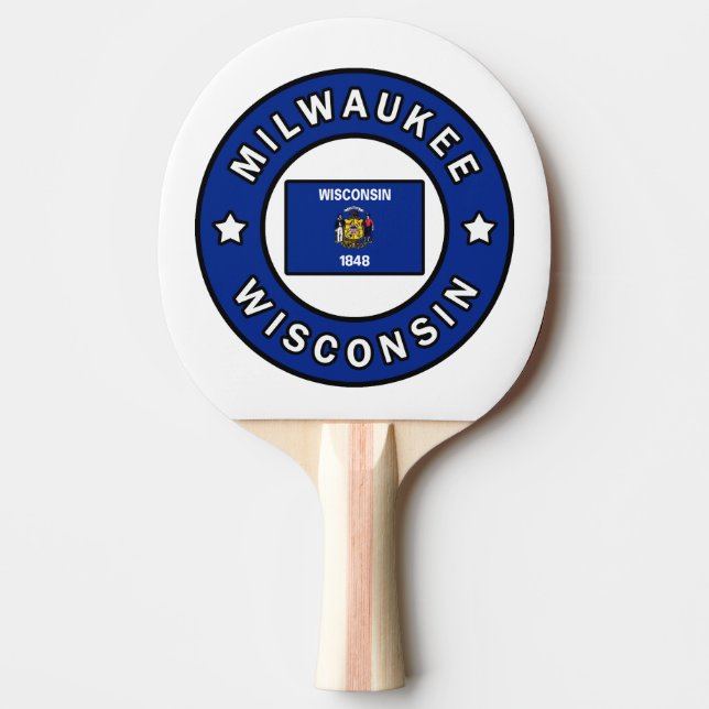Pala De Ping Pong Milwaukee Wisconsin (Anverso)