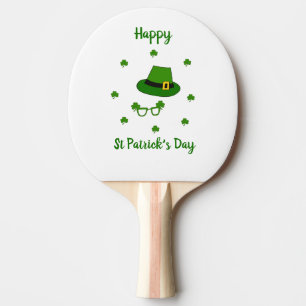Pala De Ping Pong Minimalista Feliz Día de San Patricio