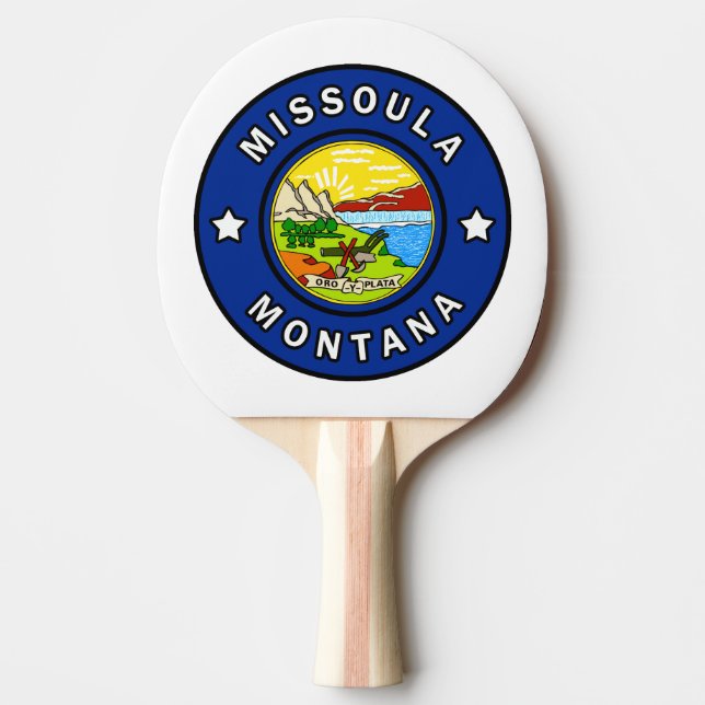 Pala De Ping Pong Missoula Montana (Anverso)