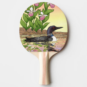 Pala De Ping Pong MN State Bird Flower Lopper Lady Slipper