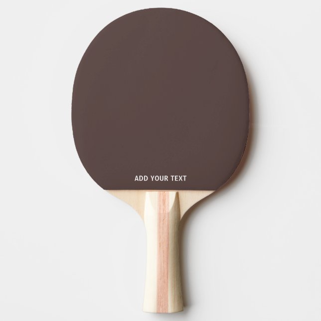Pala De Ping Pong Mochila Marrón Oscuro de Moda - Paleta de Ping Pon (Anverso)