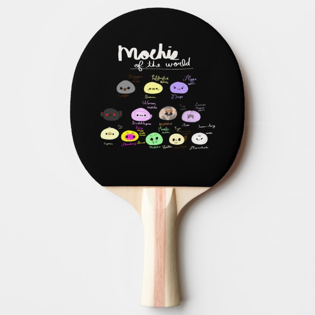 Pala De Ping Pong Mochis of the World Cute Funny (Anverso)
