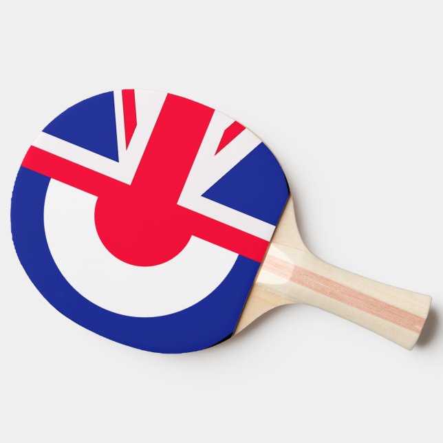 Pala De Ping Pong MOD Roundel/Union Jack (Lateral)