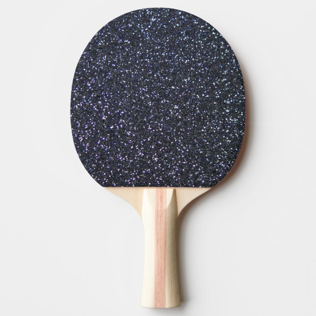 Pala De Ping Pong Moda Purpurina negro (Anverso)