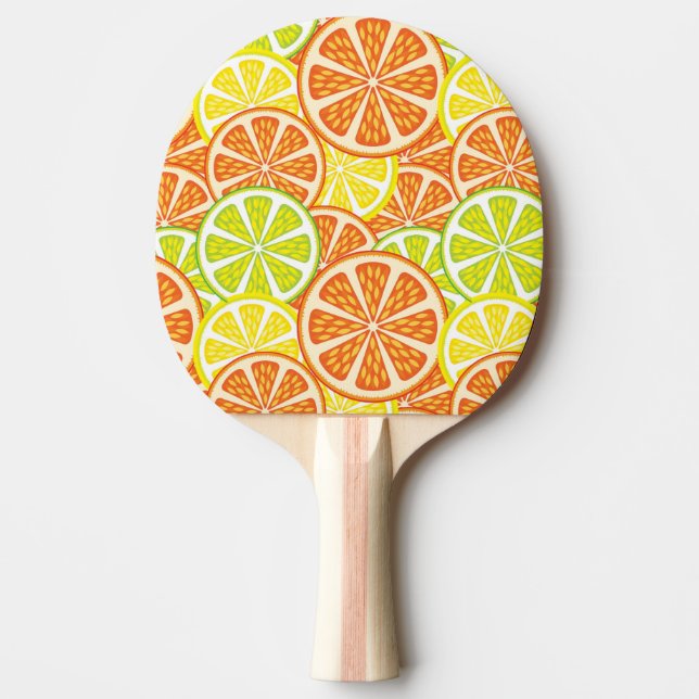 Pala De Ping Pong Modelo 2 de la fruta cítrica (Anverso)