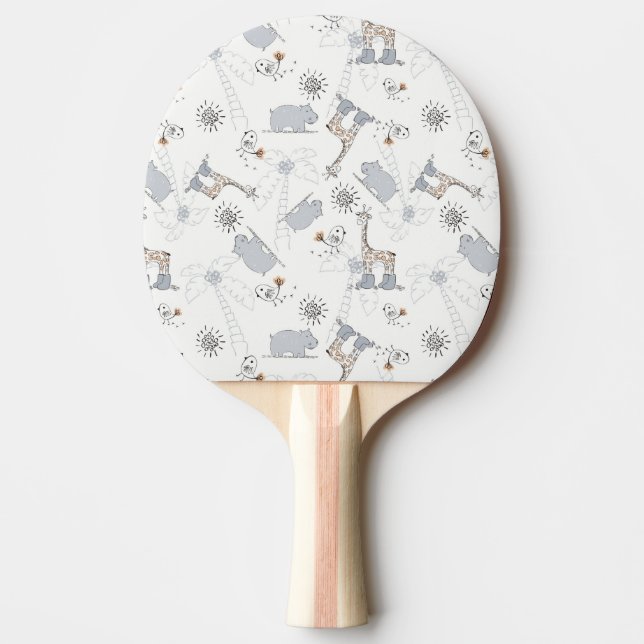Pala De Ping Pong modelo 2 del doodle (Anverso)