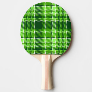 Pala De Ping Pong Modelo a cuadros del color verde
