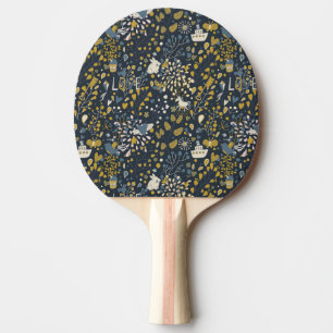Pala De Ping Pong Modelo abstracto del vintage