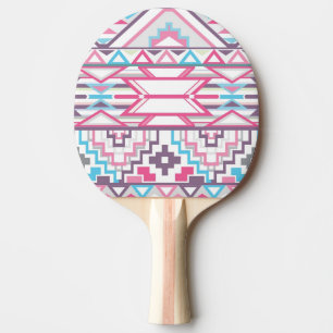 Pala De Ping Pong Modelo azteca geométrico abstracto 3