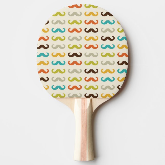 Pala De Ping Pong Modelo con el bigote (Anverso)