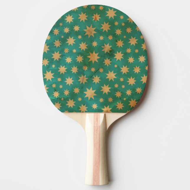 Pala De Ping Pong Modelo de estrellas (Anverso)