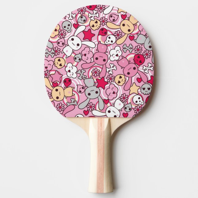 Pala De Ping Pong Modelo de Kawaii (Anverso)