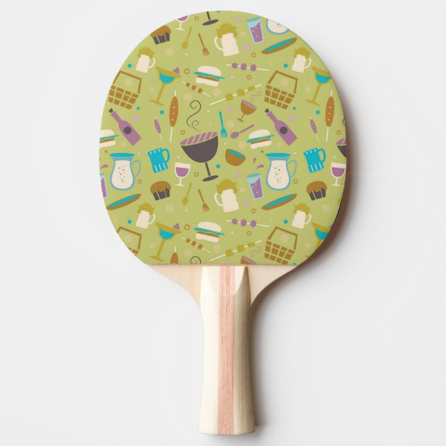 Pala De Ping Pong Modelo de la barbacoa (Anverso)