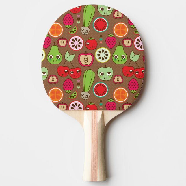 Pala De Ping Pong Modelo de la cocina de la fruta (Anverso)
