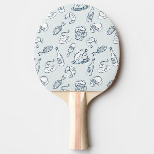 Pala De Ping Pong Modelo de la comida