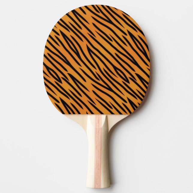 Pala De Ping Pong Modelo de la raya del tigre (Anverso)