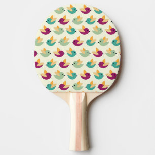 Pala De Ping Pong Modelo de los pájaros