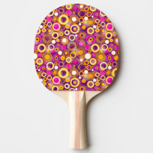 Pala De Ping Pong Modelo de lunar violeta