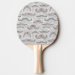 Pala De Ping Pong Modelo de moda del bigote