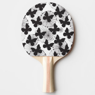 Pala De Ping Pong modelo de una mariposa