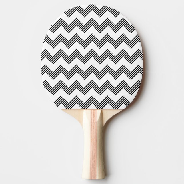 Pala De Ping Pong Modelo de zigzag geométrico 2 (Anverso)