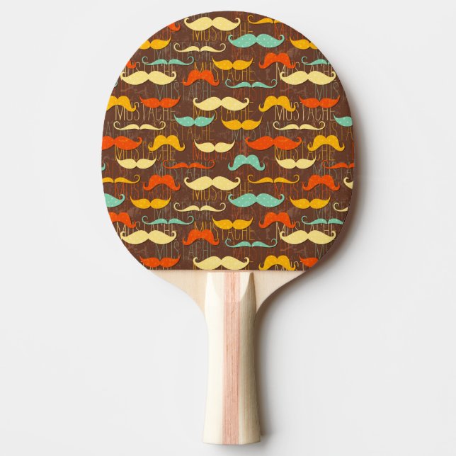 Pala De Ping Pong Modelo del bigote (Anverso)