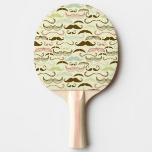 Pala De Ping Pong Modelo del bigote, estilo retro 4